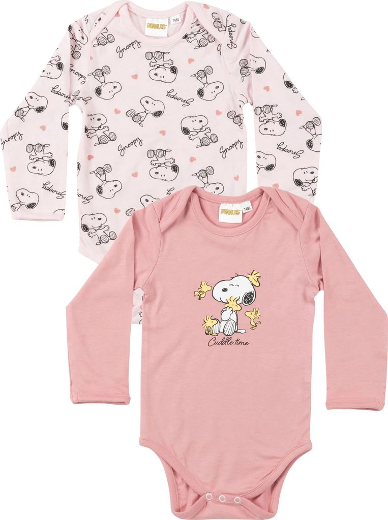 The Peanuts Snoopy Baby Body für Mädchen 2er Set - Produktbild 