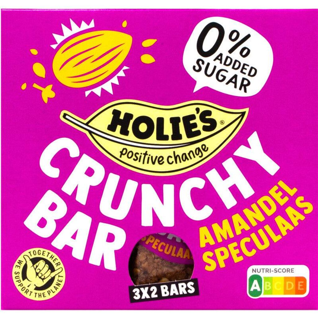 Holie's Crunchy Bar Almond Speculaas 120g – Chrupiący Zdjęcie produktu 