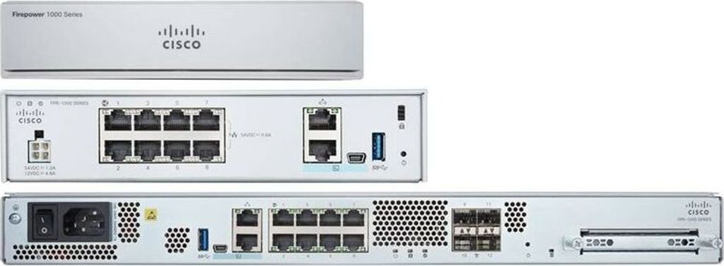 Cisco FPR1150-ASA-K9 Firewall (Hardware) 1U 7500 Mbps