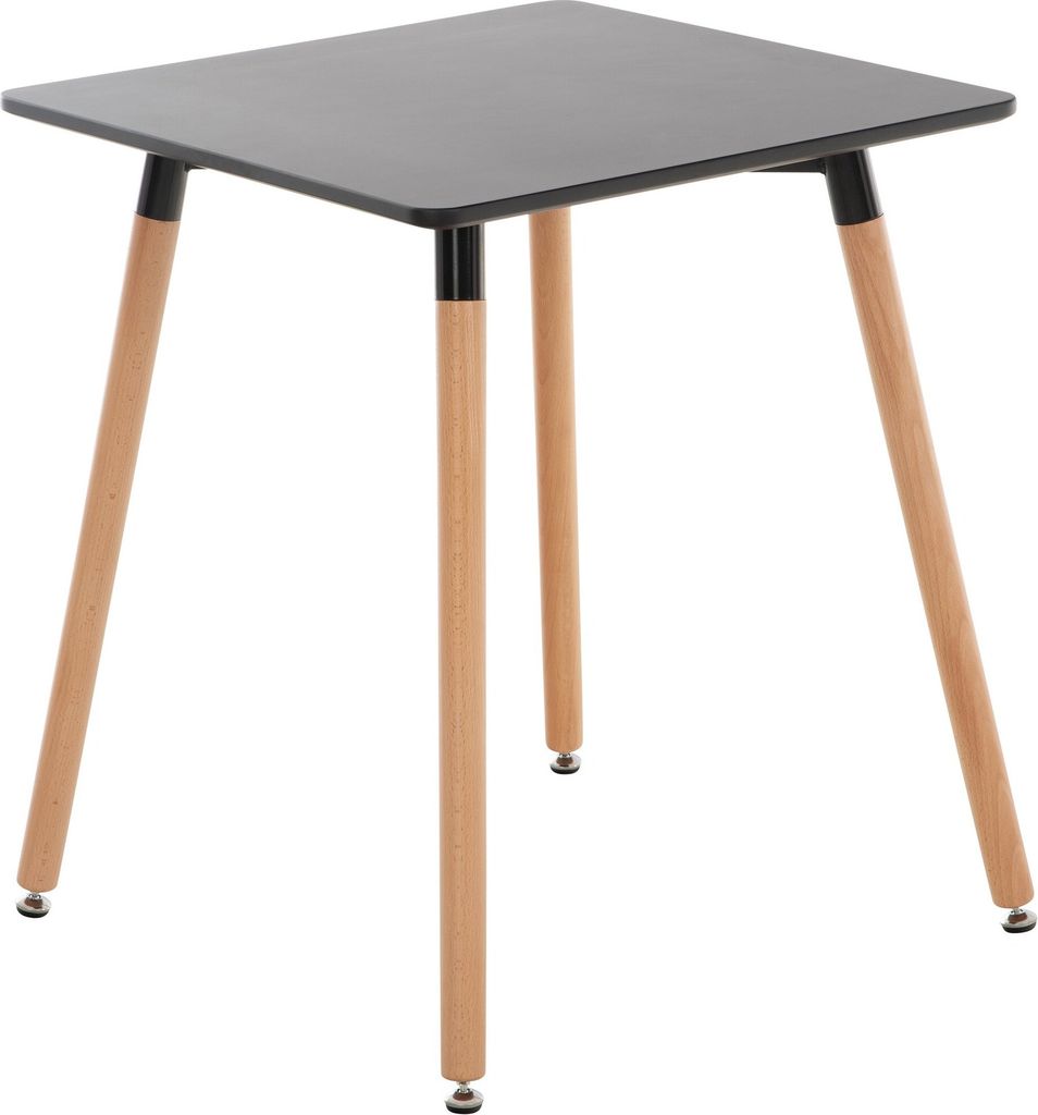 CLP Küchentisch Viborg schwarz Größe 60 cm Größe 60 cm