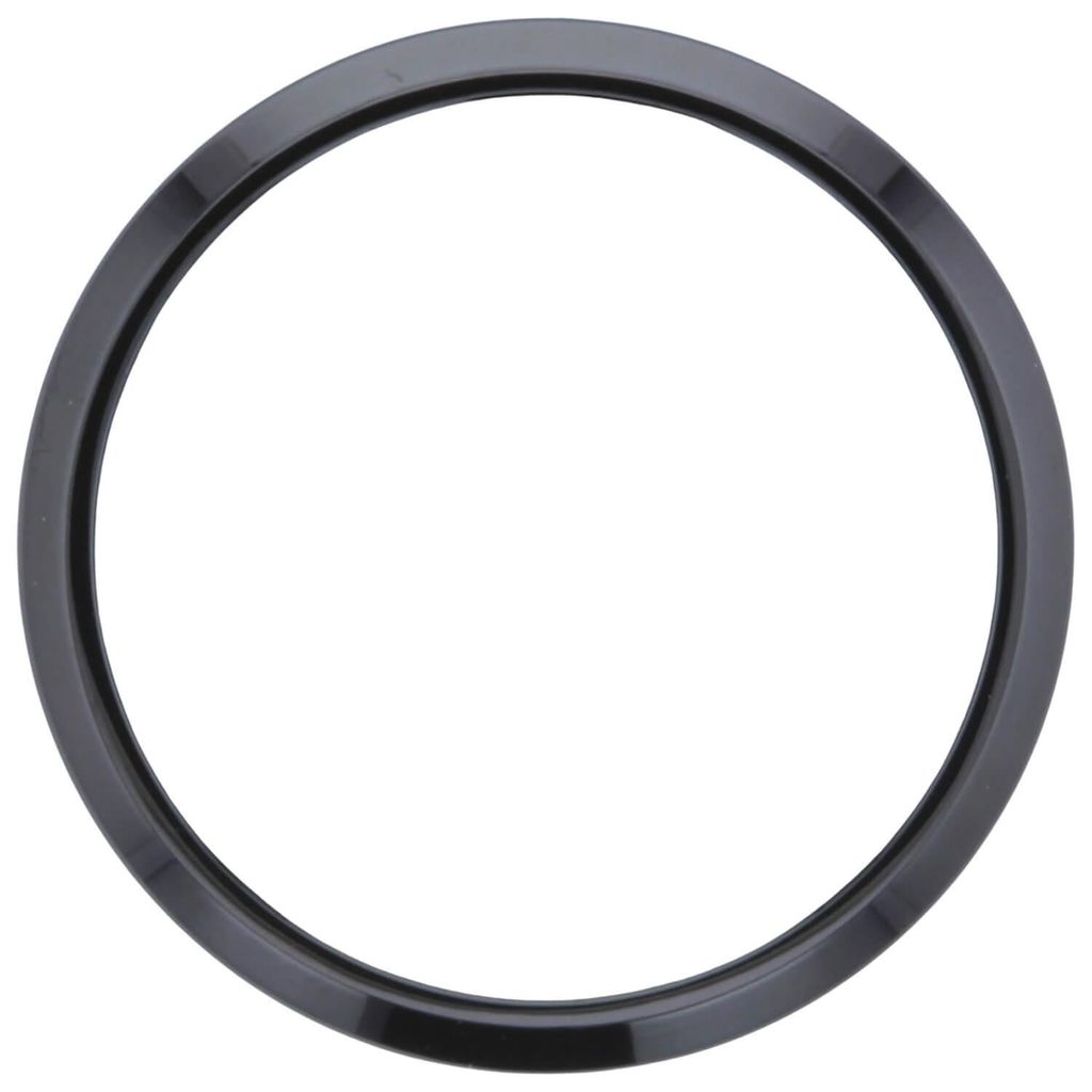 Ring Herrenring Edelstahl schwarz beschichtet teilmattiert Produktbild 