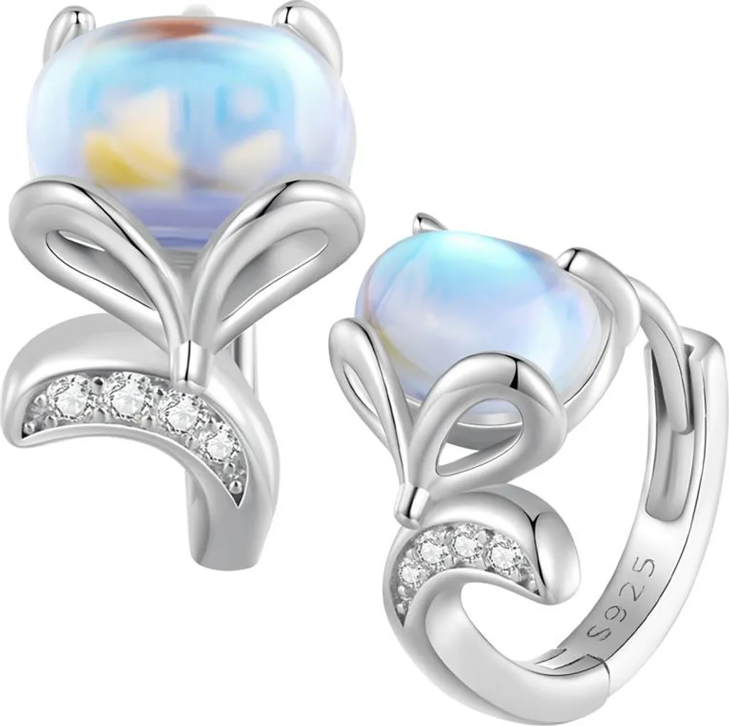 Orecchini Volpe in Argento 925 per Ragazze | Gioielli Trusky Autentici