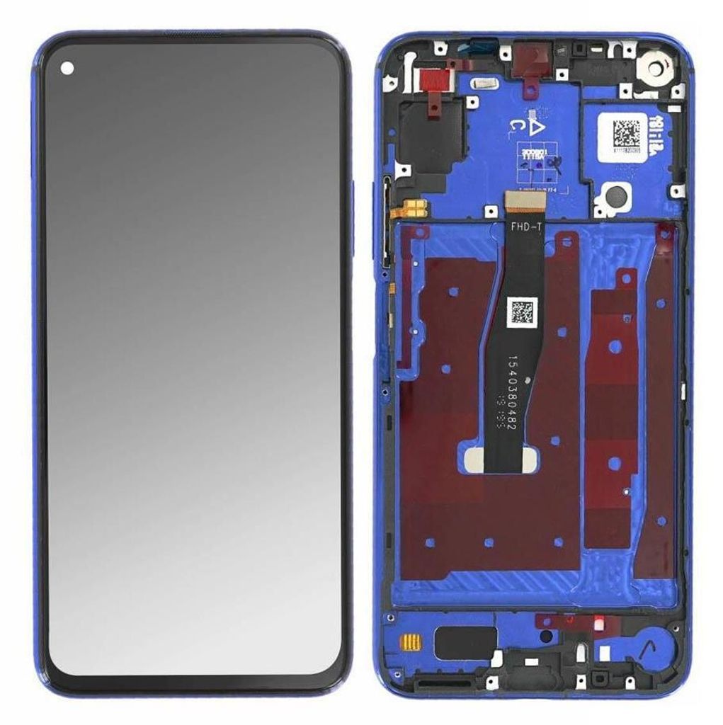 Display für Honor 20 Huawei Nova 5T LCD + Rahmen Blau Produktbild 
