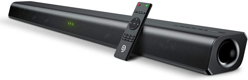 Soundbar 2.0 KanalBOMAKER 120 dB 37 Zoll Lautsprecher Bluetooth 5.0 mit Einge... 