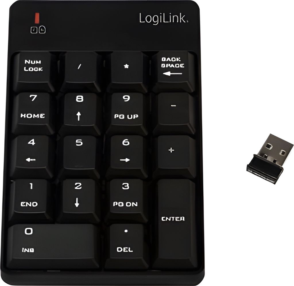 LogiLink Kabelloses Funk Keypad 18 Tasten 2,4Ghz Produktbild 