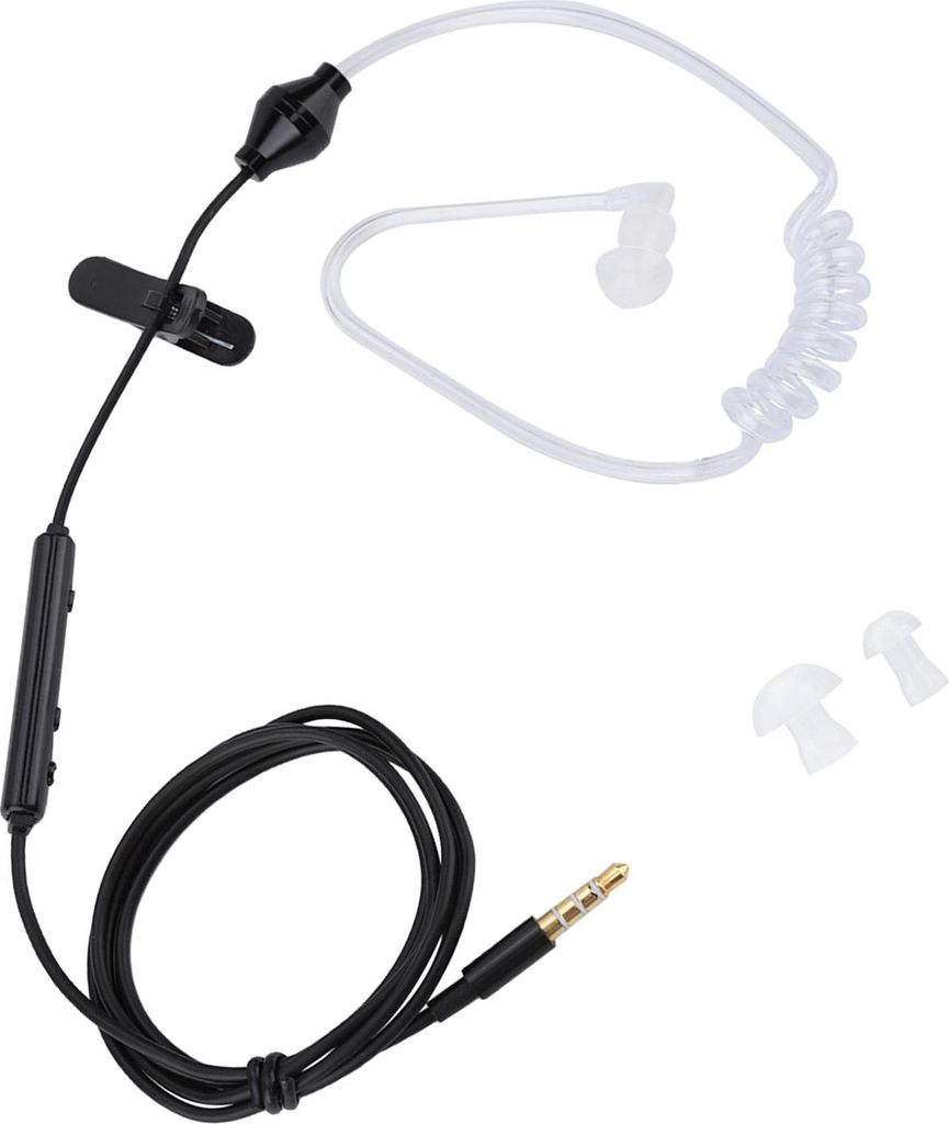 Sluchátka do uší Air Tube Security Earpiece s mikrofonem Obrázek produktu 