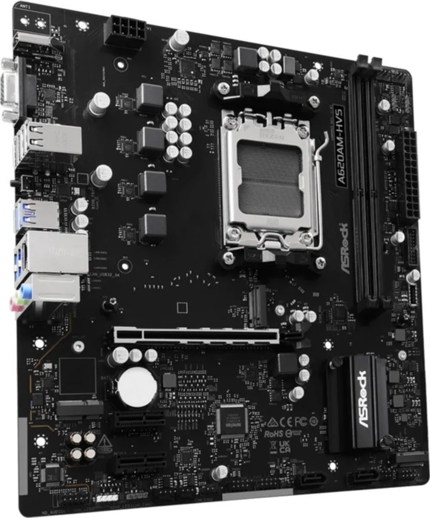 Scheda Madre ASRock A620AM-HVS AM5 DDR5: Performance e Prezzo Imbattibile