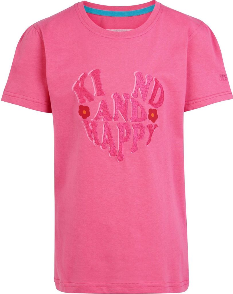 Regatta - "Bosley VII" T-Shirt für Kinder RG10602 (164) (Flamingo-Rosa)