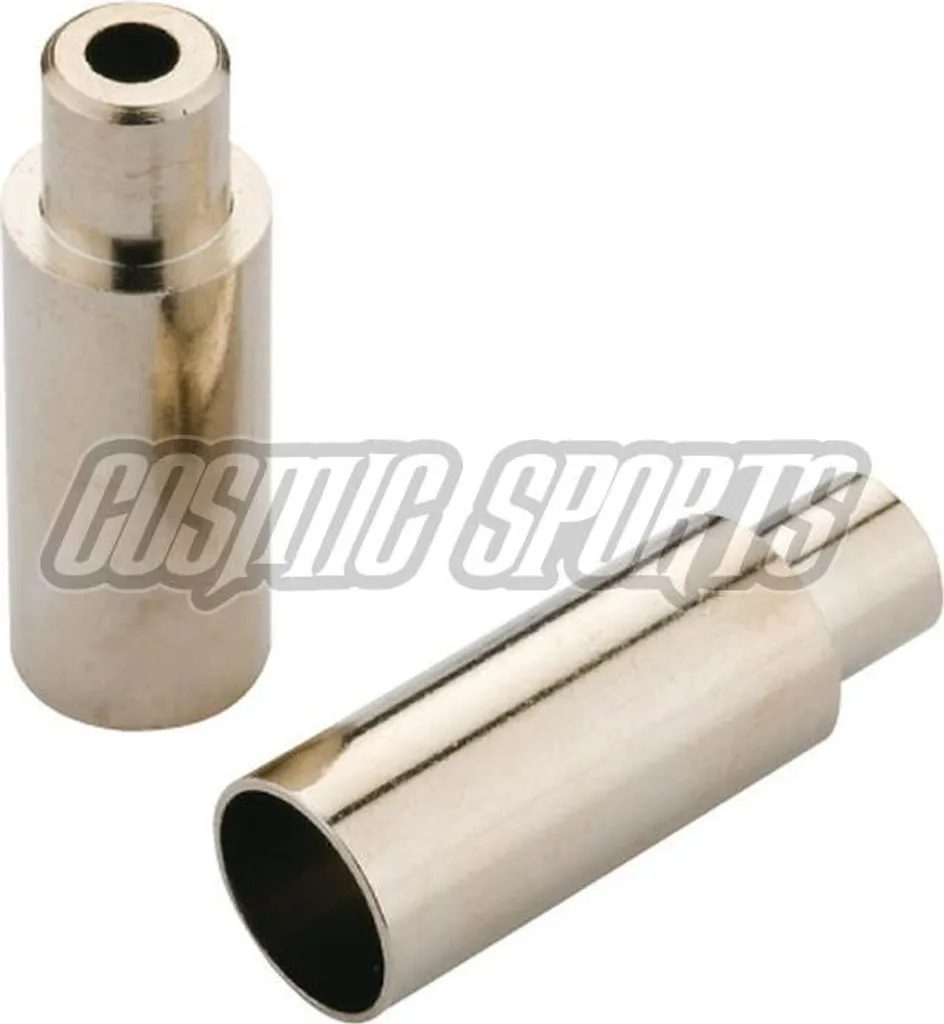 Jagwire Open End Caps 5mm Chromés Haute Résistance pour Freins - 100pcs