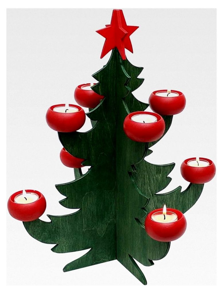 Adventsleuchter für 8 Teelichter, Größe ca. 42,5 cm