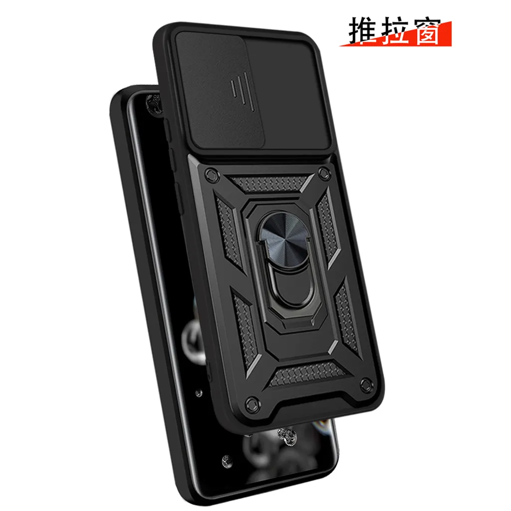 Custodia Samsung S20 Ultra con Anello Magnetico e Slider Fotocamera Rosso - 2