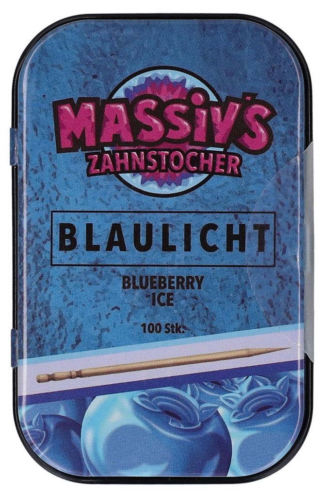 Cure-dents miracle Massiv's Blue Light Pack 100 pièces Image du produit 