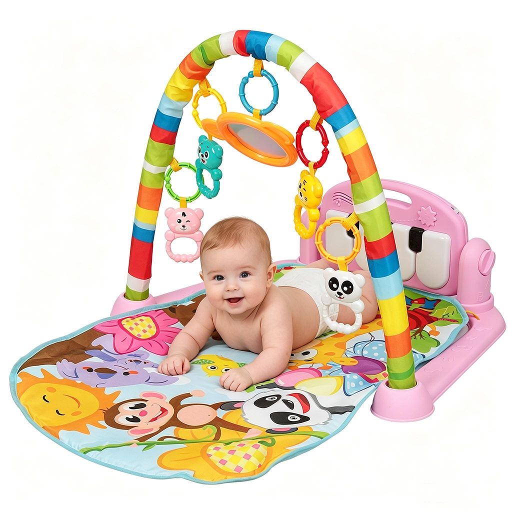 Spielbogen Baby,Spieldecke Baby Gym Activity Decke mit Produktbild 