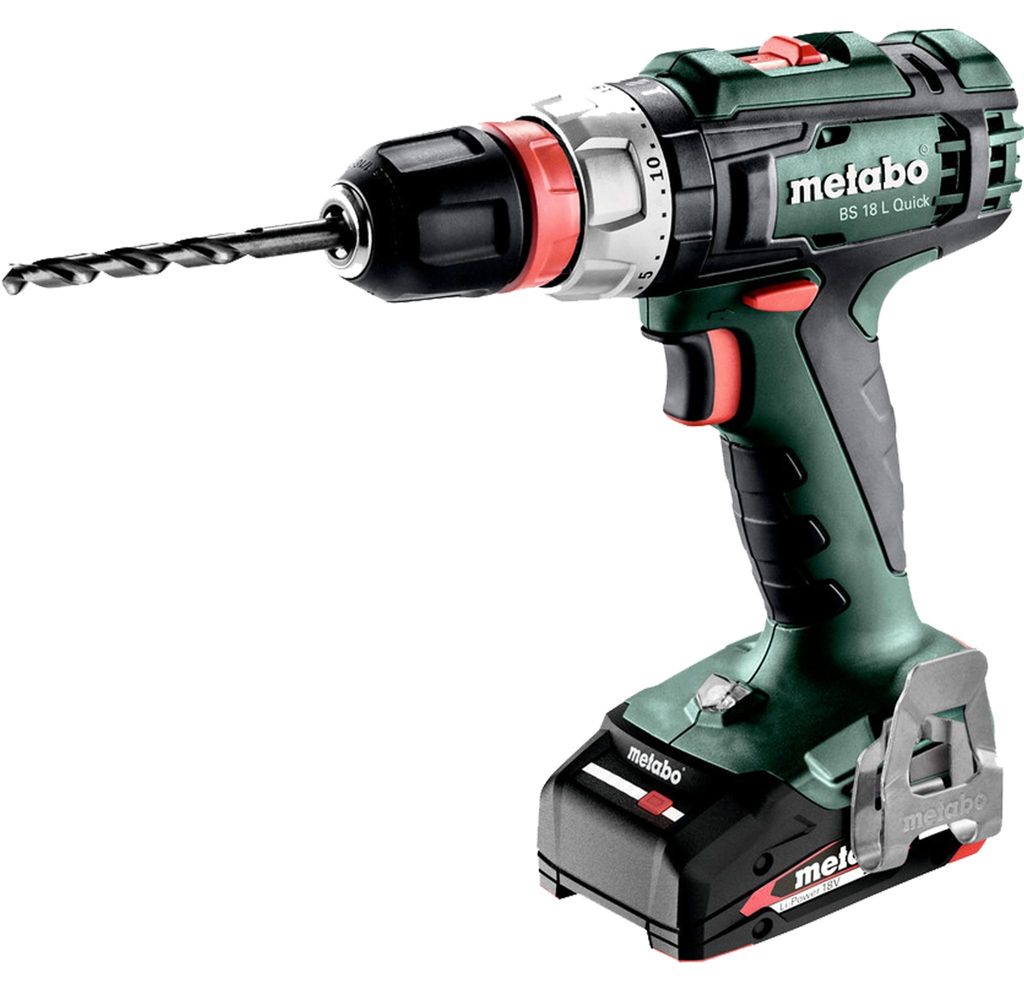 Metabo BS 18 L Quick 2x 2,0 Ah Akku-Bohrschrauber