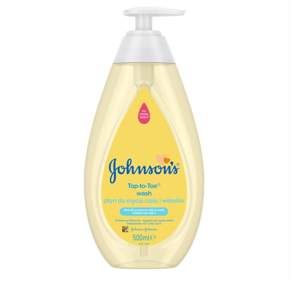 J&J Baby płyn do mycia ciała i włosów 3w1 500 ml Immagine del prodotto 