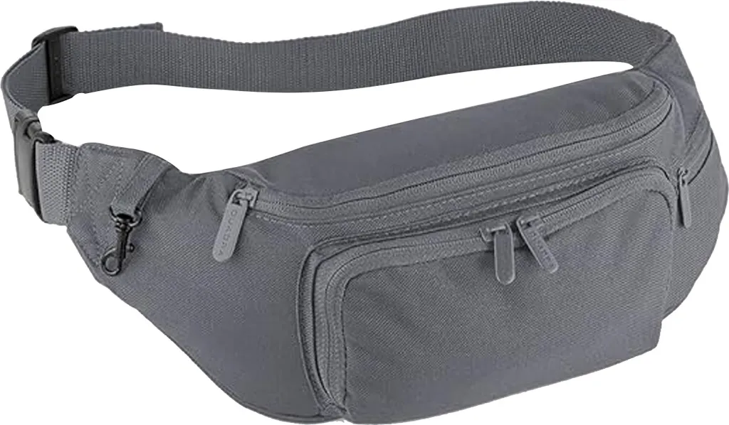 Marsupio Quadra PC6261 Grafite Unisex - Design Essenziale 2L