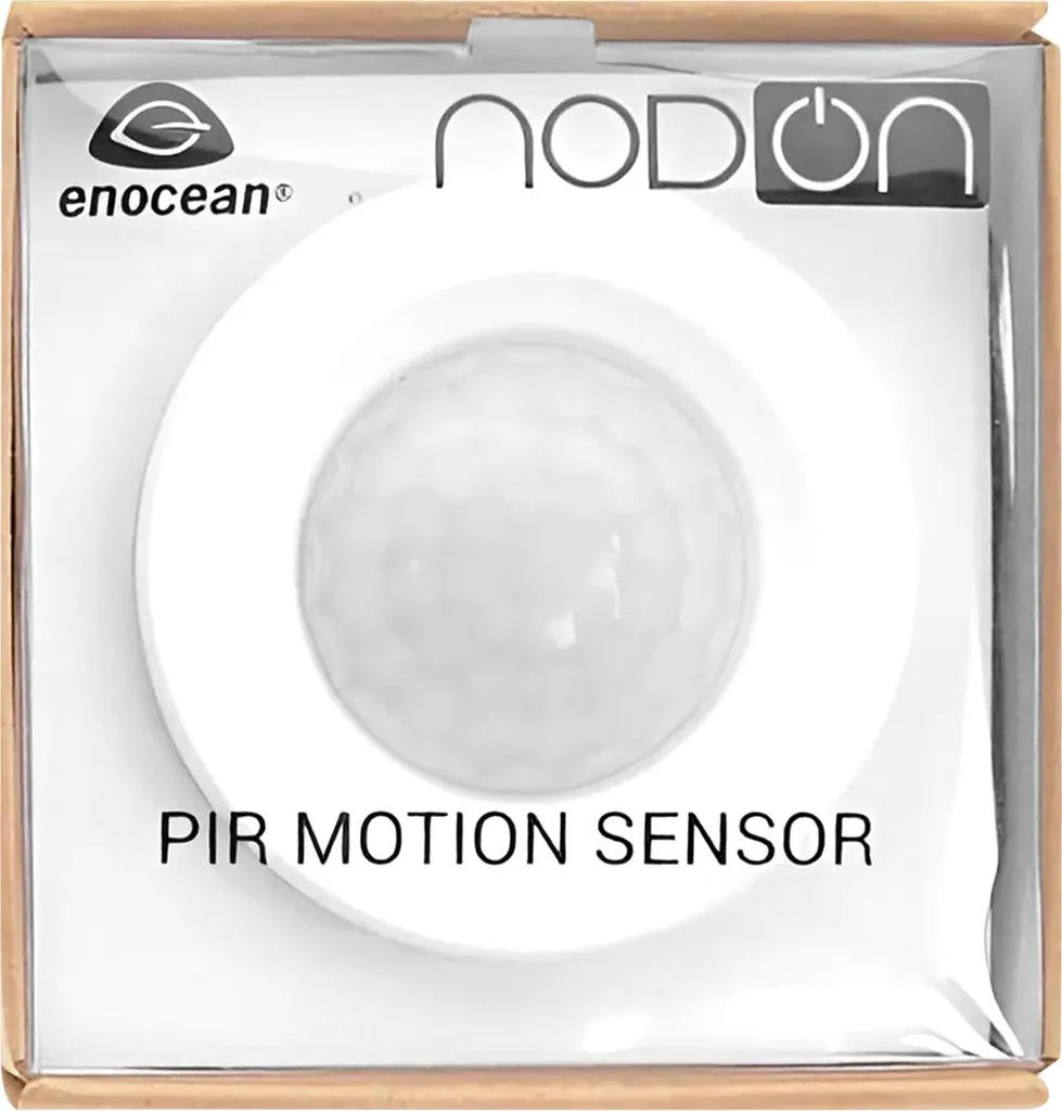 NodOn Détecteur de Mouvement PIR EnOcean Sans Fil Blanc pour Encastrer