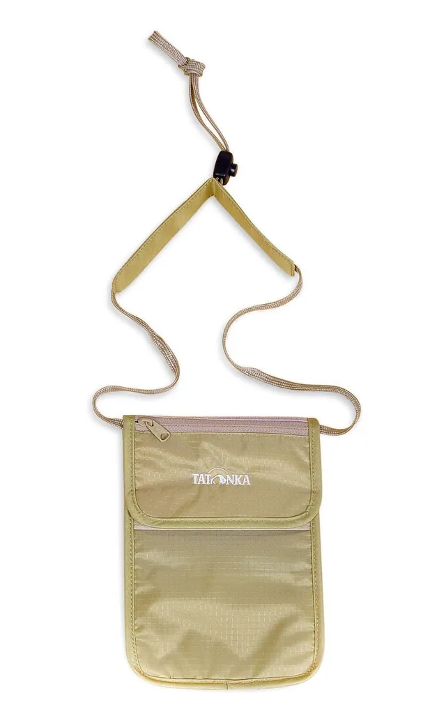 TATONKA Skin Folded Neck Pouch Natural: Sicurezza in Viaggio con Stile