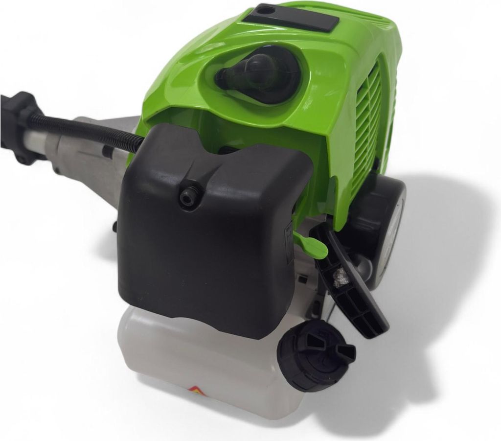 Benzin Motorsense 4in1 Multitool für Garten - Rasentrimmer, Heckenschere, Hochentaster, Kettensäge