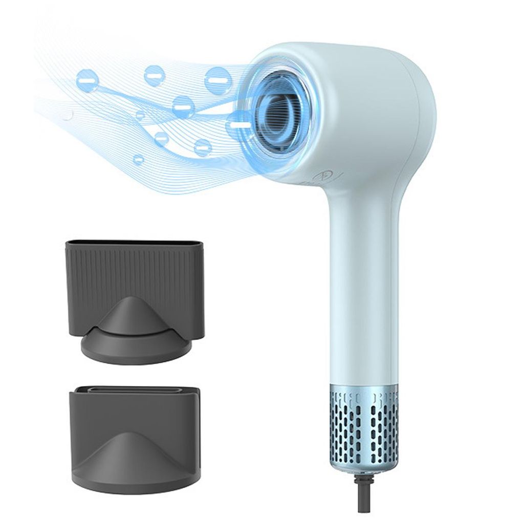 Ionen-Haartrockner,110.000 U/min Brushless-Motor, schnelles Trocknen, magnetische Diffusordüse,leise,Biokeramik-Technologie,für Zuhause, Reise & ...