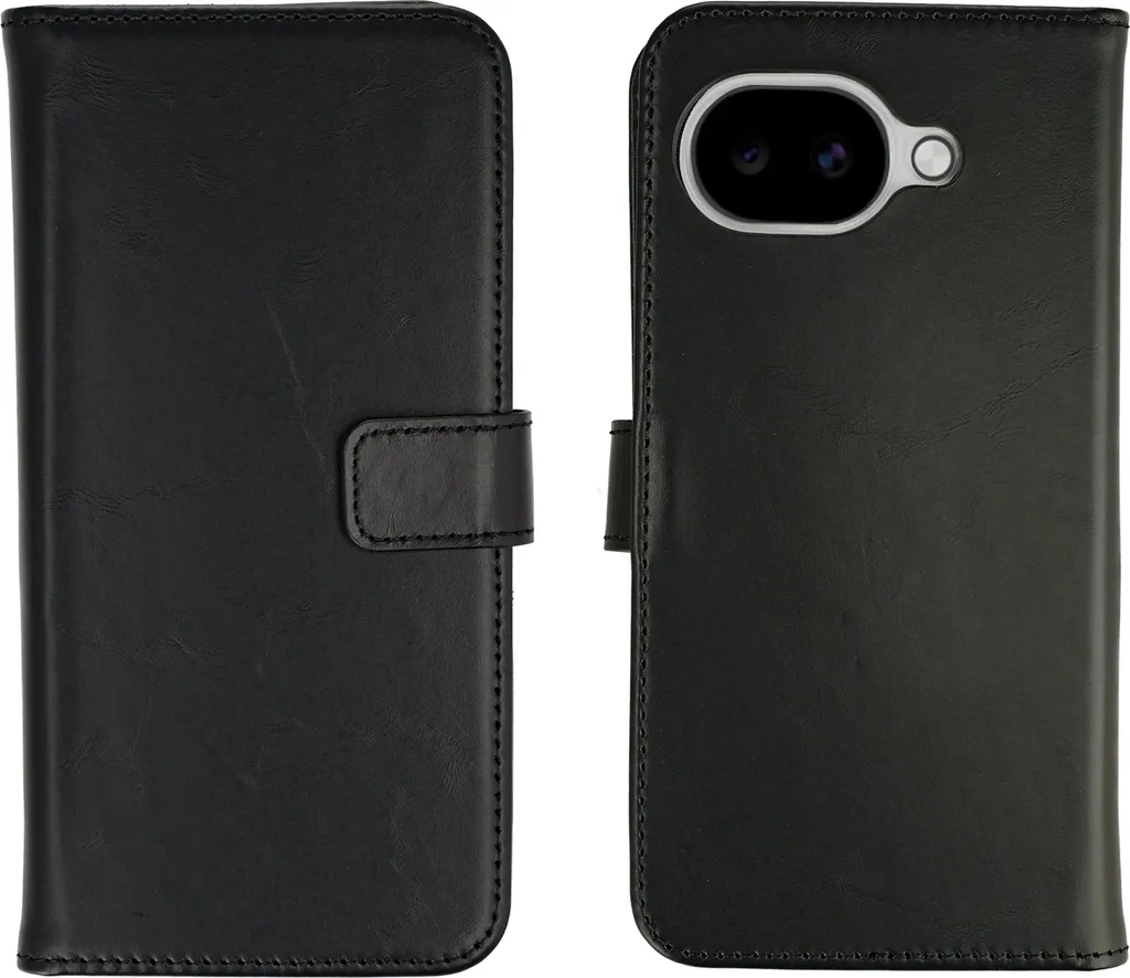 KQXG Cover per Honor Magic 7 Lite/Honor X9c - Portafoglio in Pelle Sintetica a Libro Magnetica con Calamita, Custodia Flip Antiurto con Fodera Interna in Silicone -Nero