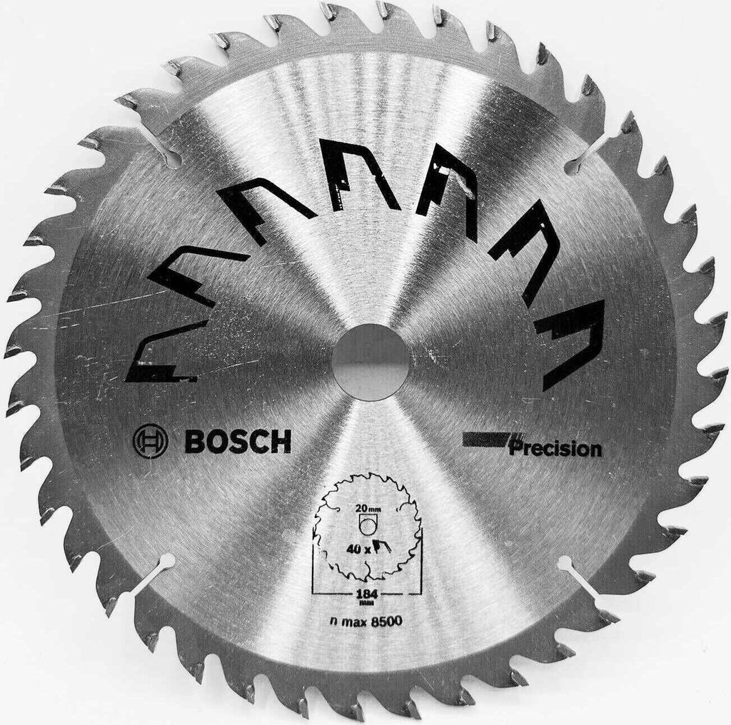 BOSCH HM Kreissägeblatt 184 mm x 20/16 mm x 40 Zähne für AEG Makita Metabo Ryobi Skill ..... #1