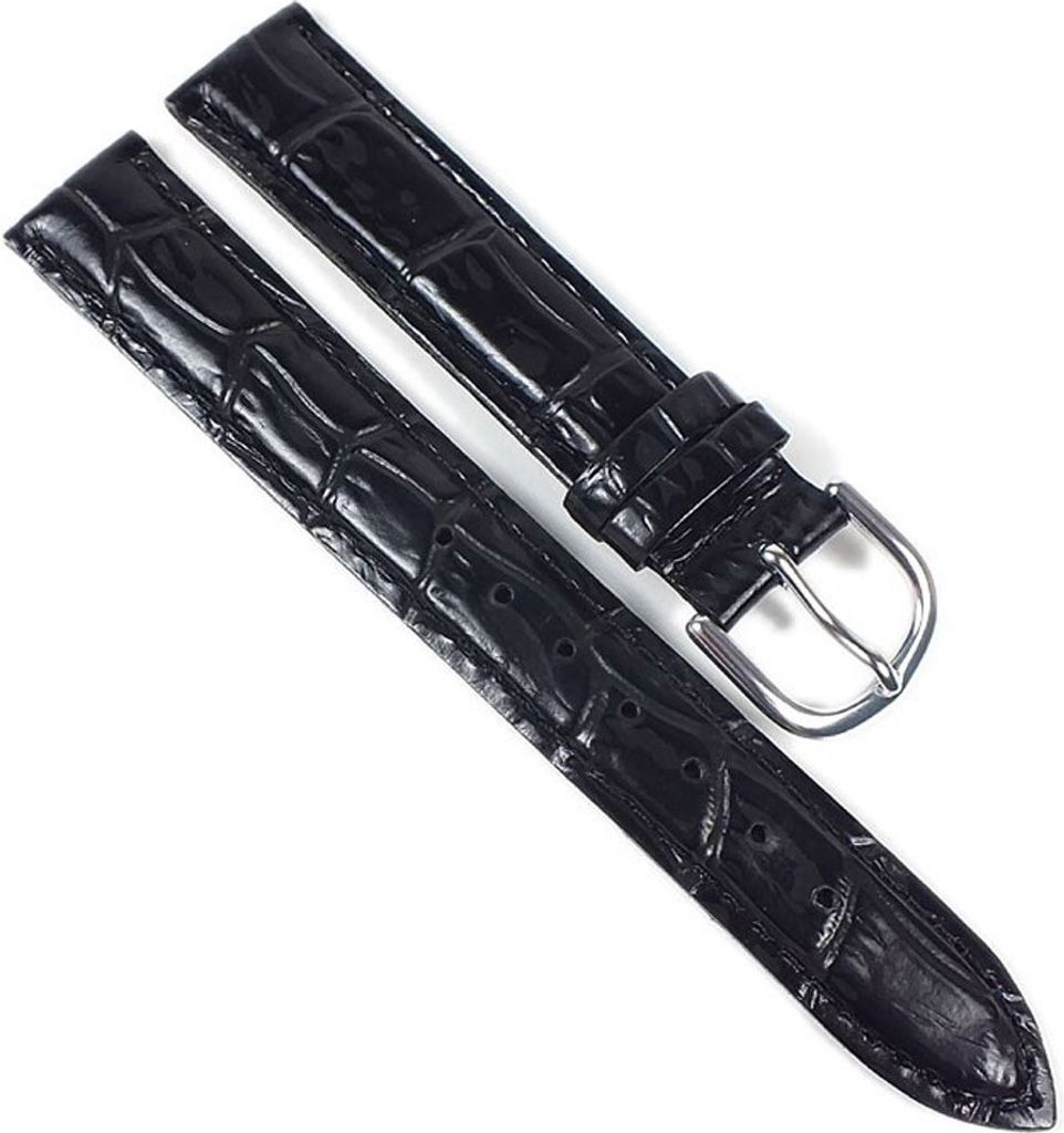 Casio Ersatzband Uhrenarmband Leder Band schwarz 15mm LTP-1083
