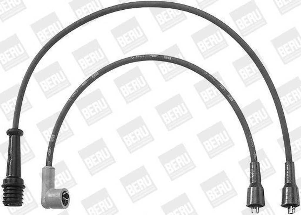 BorgWarner (BERU) ZEF761 Zündkabelsatz Zündleitungssatz für RENAULT 18 (134) Fuego Schrägheck 20 Schrägheck 18 Variable (135) passend für PEU...
