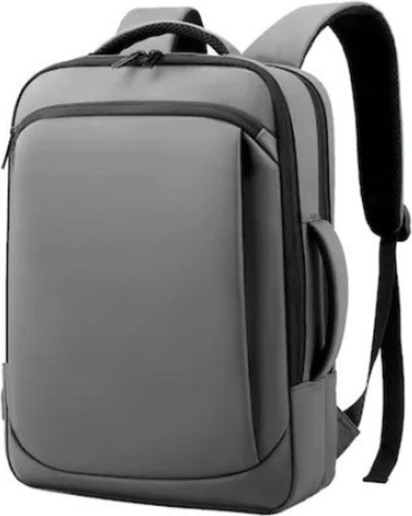 ASKSA Business Rucksack Herren mit Laptopfach 15.6 Zoll Laptop Rucksack Wasserdicht Rucksack Herren Arbeit fuer Reise Uni Buero,Grau