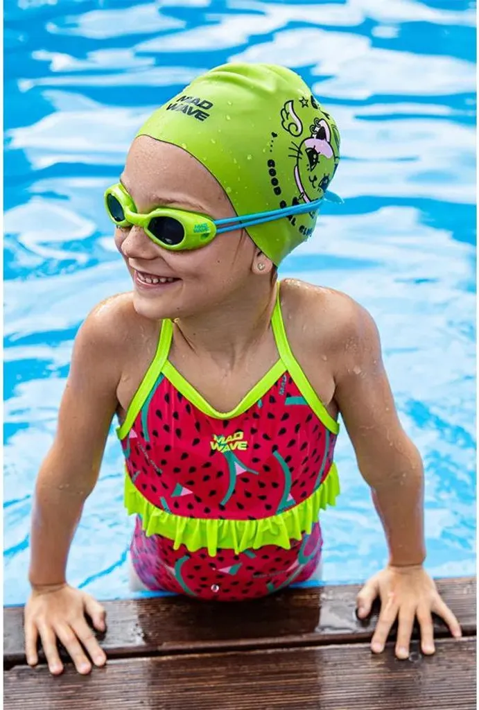 Bonnet de bain junior stretch et résistant au chlore - 4