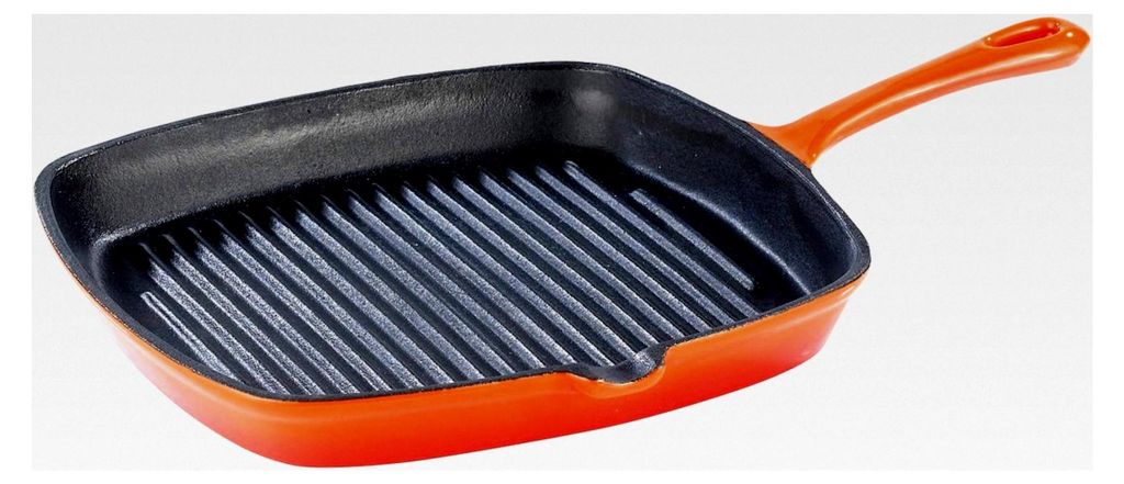 Gusseisen-Grillpfanne, 26 cm