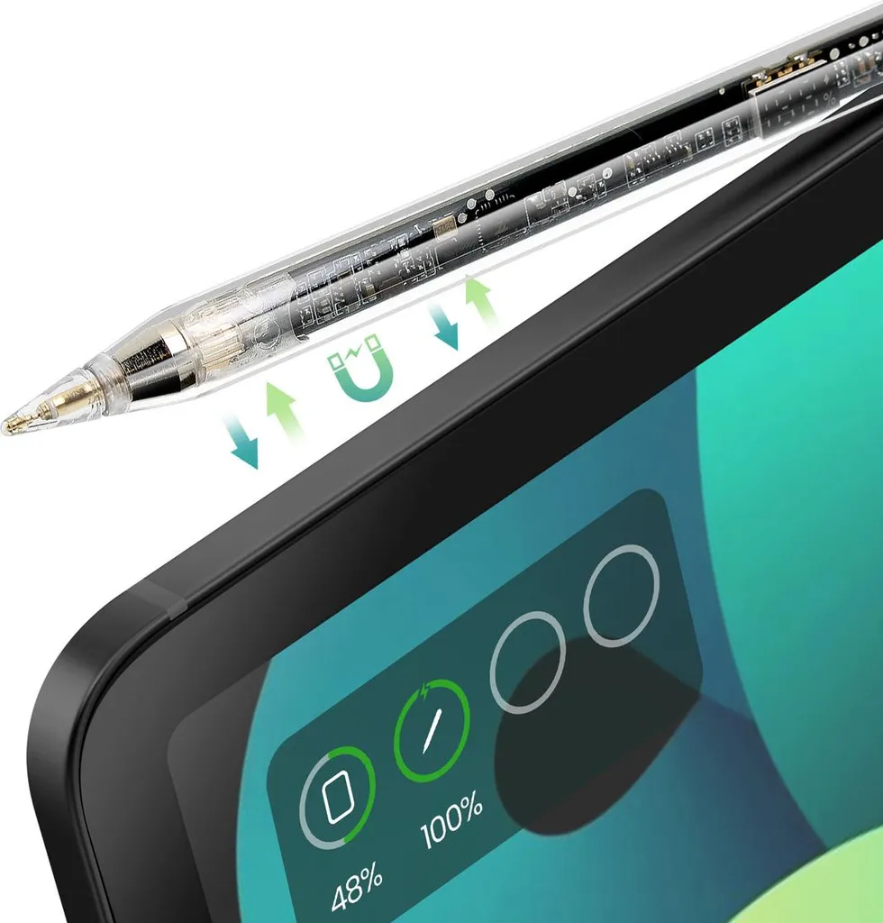 Stylet pour Dessin et Note iPad Pro Apokin Transparent Bluetooth 8h