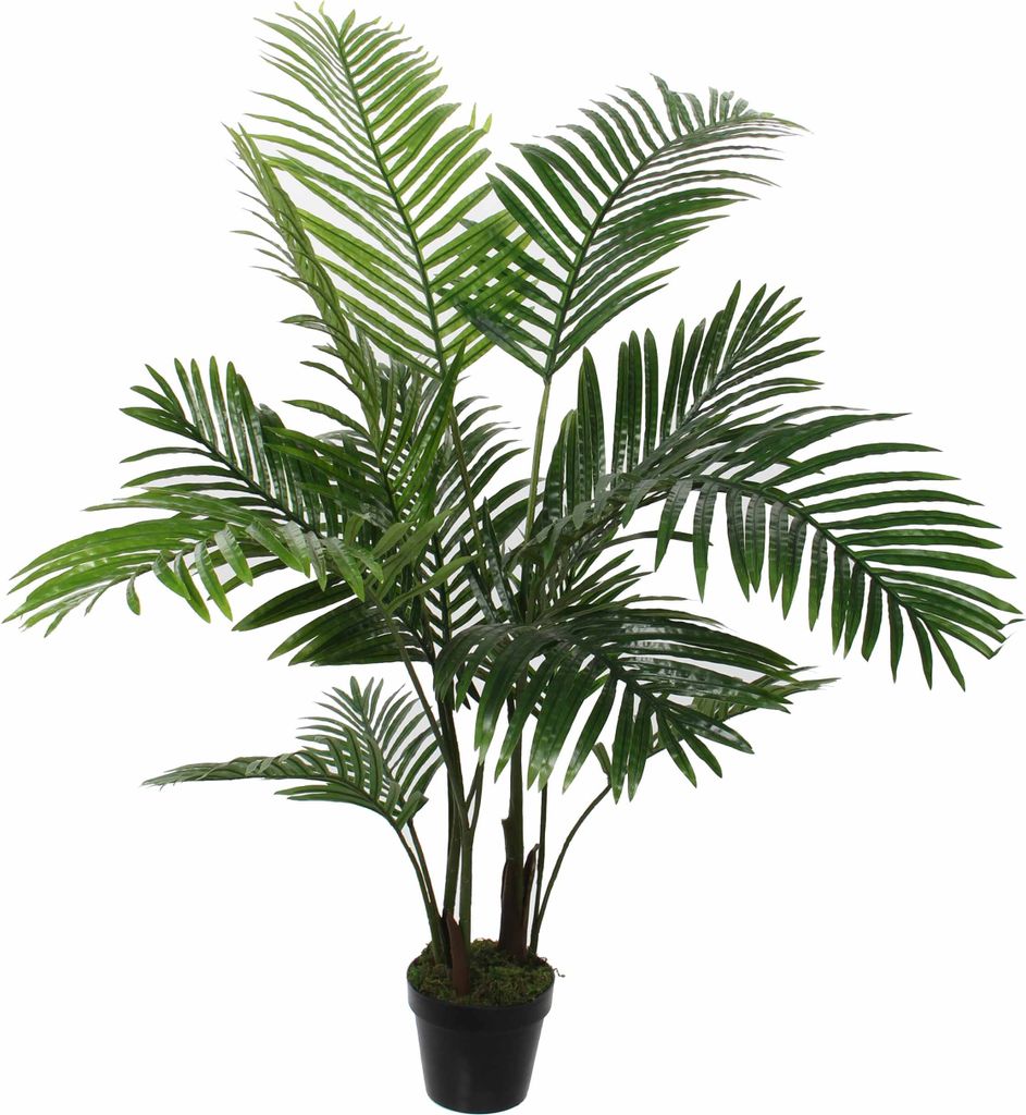 Mica Decorations Areca Palme Kunstpflanze - H120 x Ø60 cm - Grün