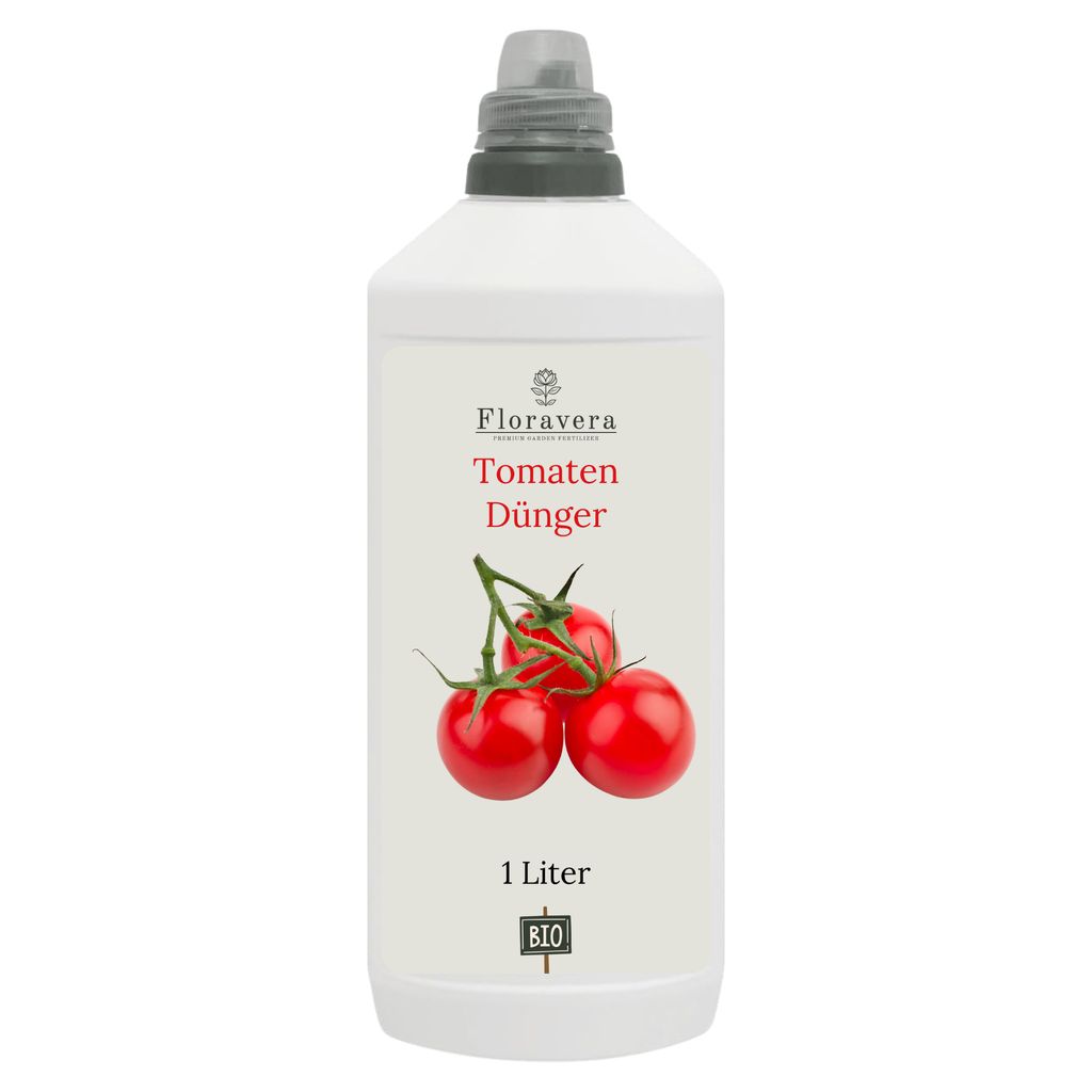 Floravera Premium TomatenFlüssigdünger 1 Liter Tomatendünger Dünger