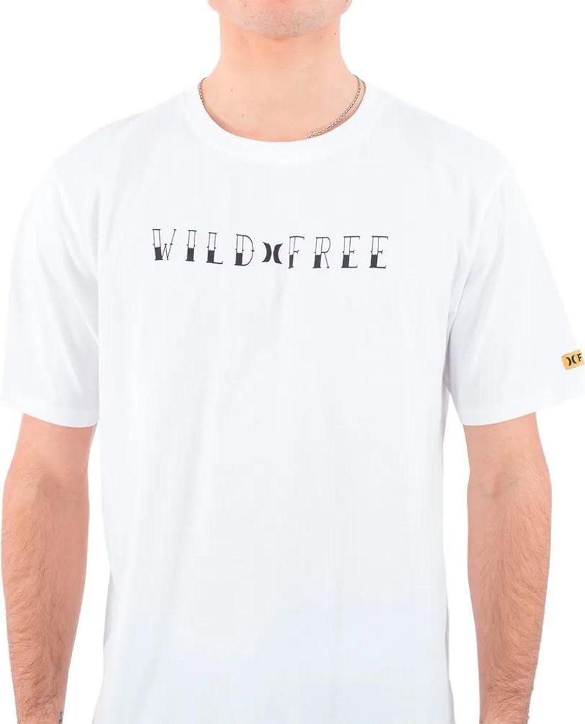 Hurley Toledo Wild Kurzarm-t-shirt Weiß L Herren Weiß L
