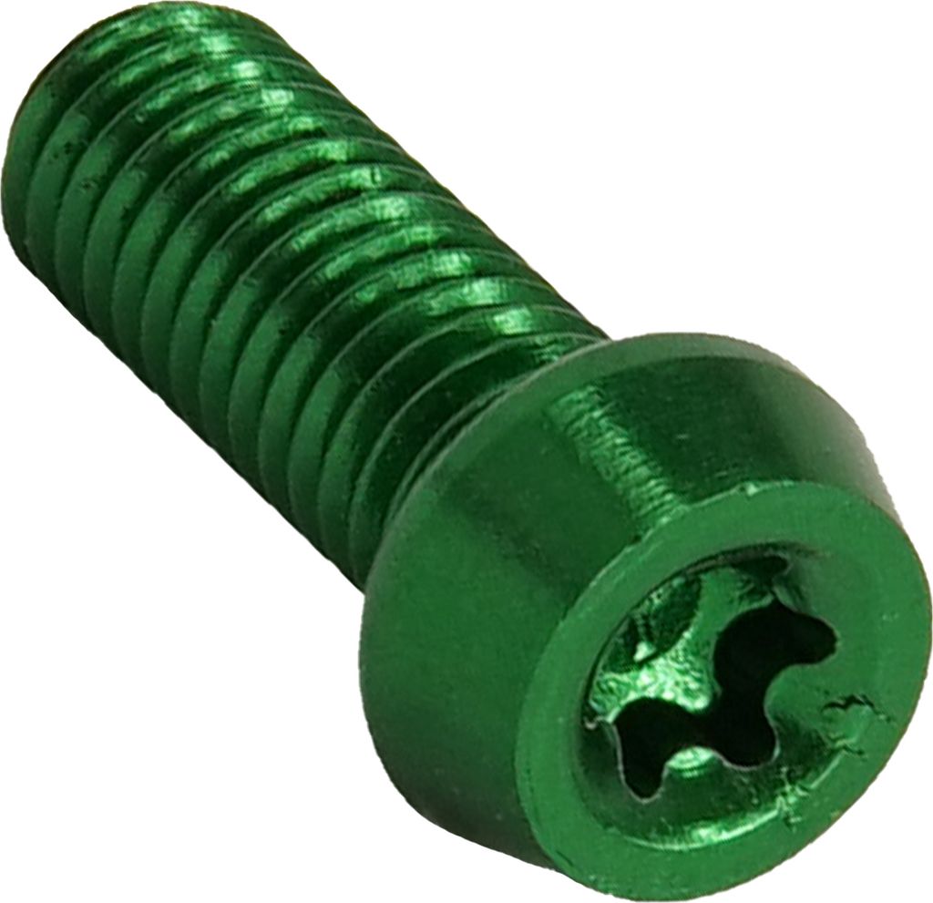 Aluschraube M5x18 Torx T25 grün