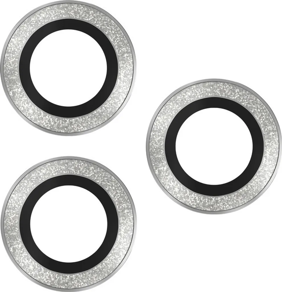 Film Protecteur Caméra pour iPhone 15 Pro Max So Seven Argent Résistant