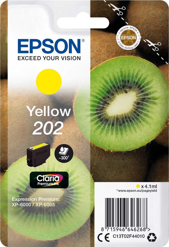 Epson C13T02F44010 Epson cartouche d'encre jaune Claria Image du produit 
