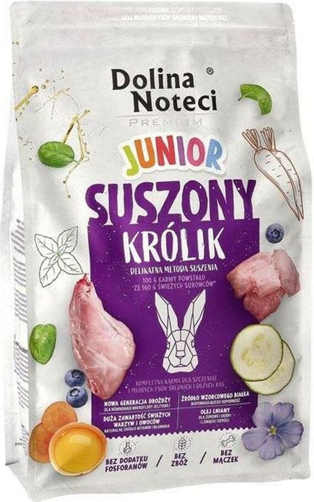 Dolina Noteci Premium-Welpen-/Junior-Kaninchenfutter 4 kg