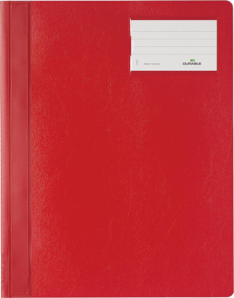 DURABLE Schnellhefter A4+ opak, 250003 rot