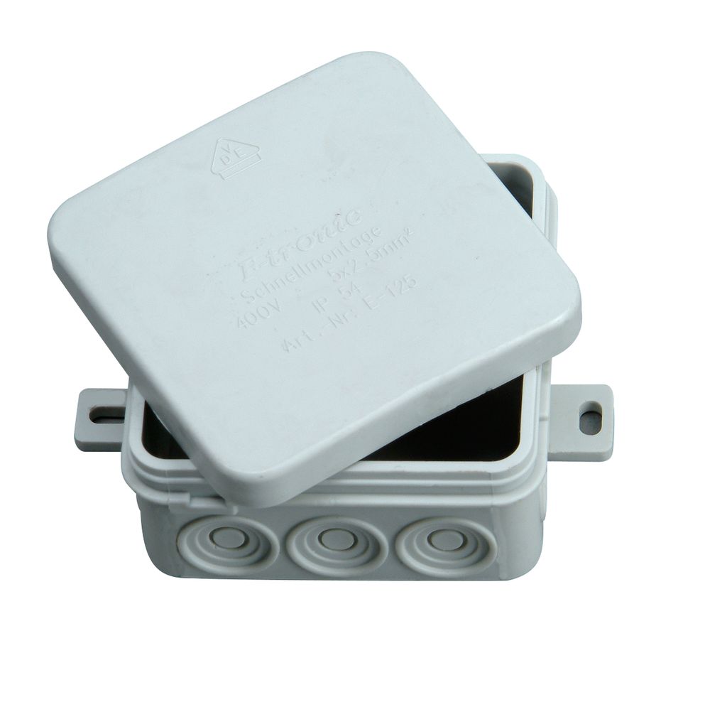 Kopp Feuchtraum Aufputz-Abzweigdose, 75x75x40mm, IP54, Produktbild 
