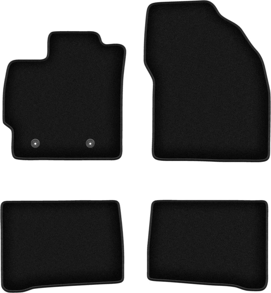 Tappetini Su Misura Toyota Prius III 2009-2011: Kit Completo Nero