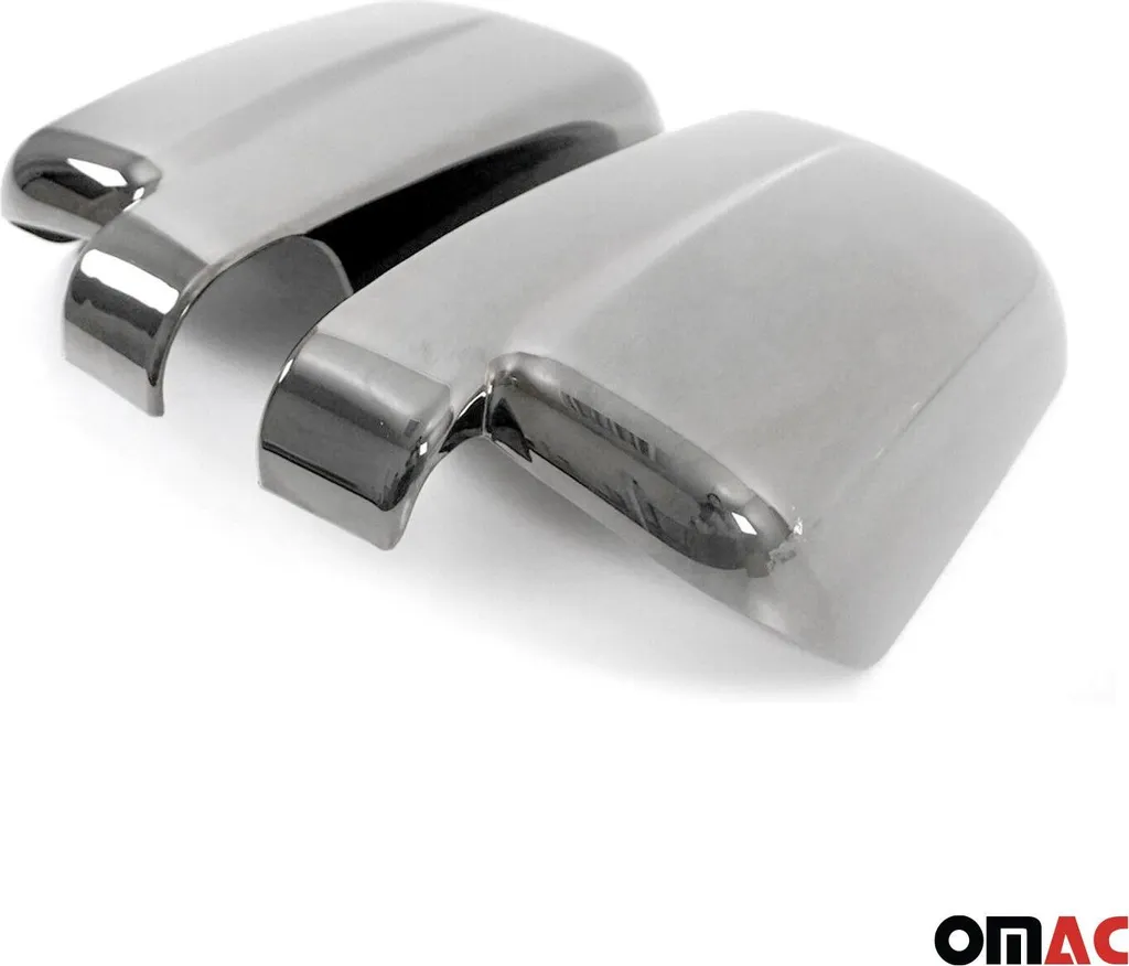Modanatura tappi specchio per Opel Vivaro 2014-2019 acciaio