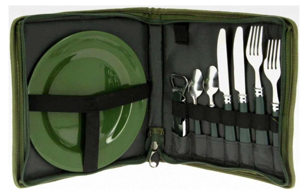 Kochset Day Cutlery Plus, Kunststoff, Grün, M