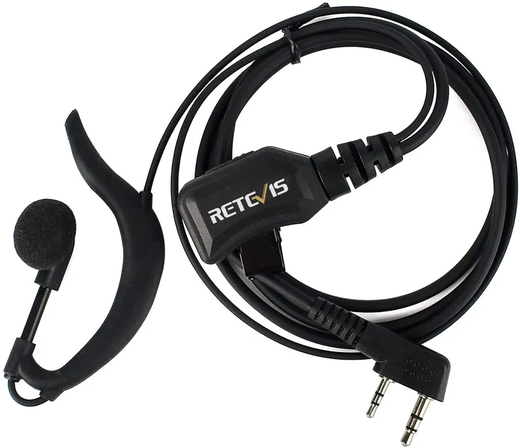 Retevis R111 Auricolare Forma a G - Cuffie Radio Professionali Kenwood