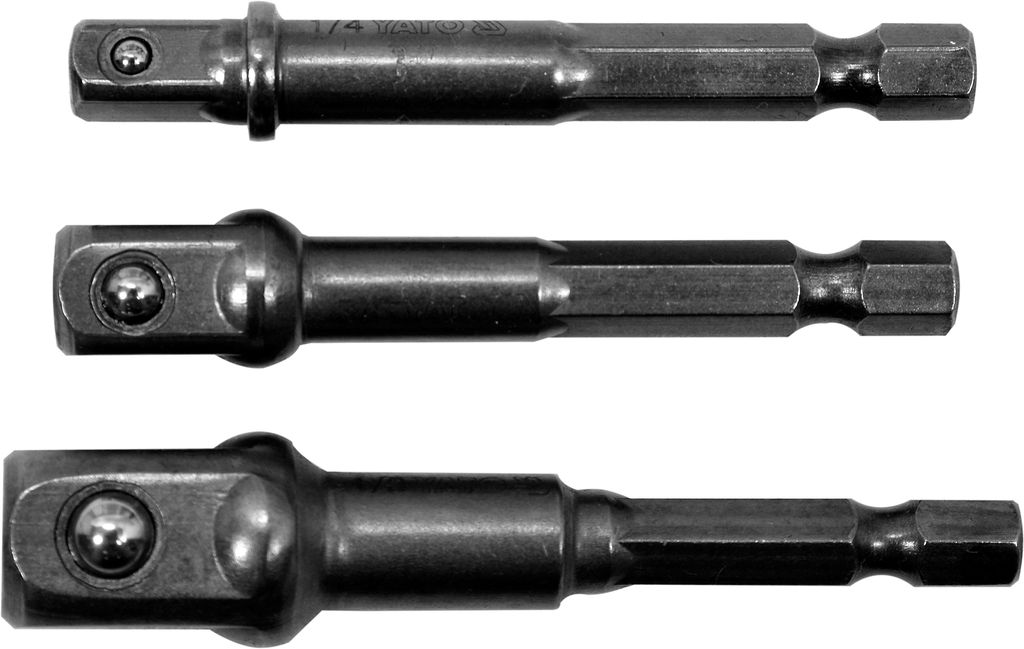 Sechskantadapter Für Steckschlüsse 1/4'', 3/8'', 1/2'' - Produktbild 