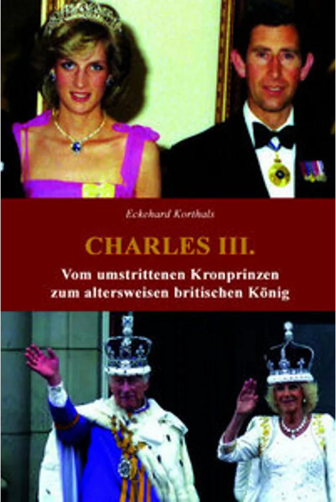Buste Charles III Statuette de Collection en Résine Bronze Finition Or
