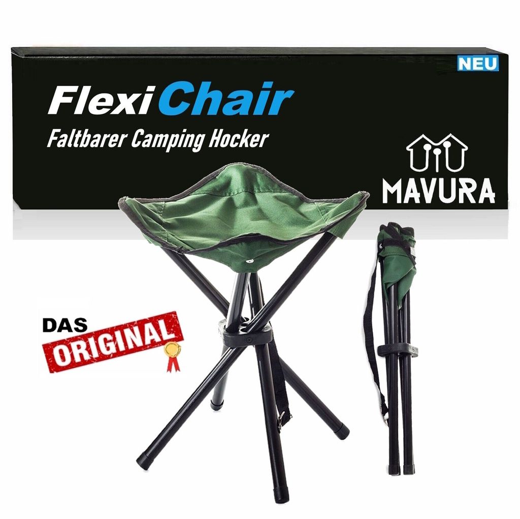 FlexiChair Camping Chair Angler Stool Skladacia skladacia Obrázok produktu 
