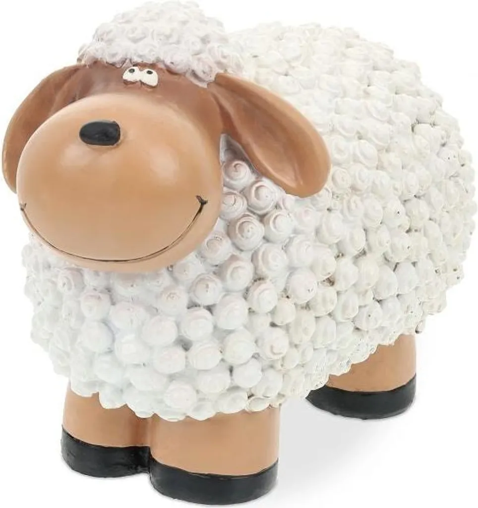 Aménager un jardin style ferme avec cette décoration mouton 40cm