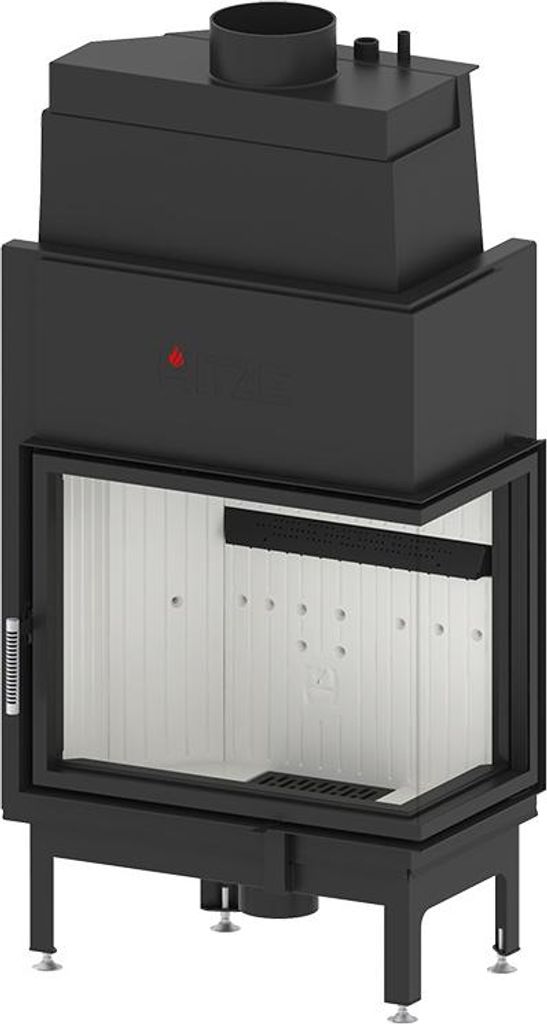 Kaminofen Hitze ALBERO Aquasystem ALAQS68x53.R-D 19 kW Rechts Kaminofeneinsatz Aqua